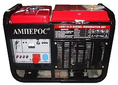 Дизельный генератор АМПЕРОС LDG 12-3 E с АВР ДизельЭнергоРесурс